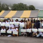 Mairie de Tafiré – Cérémonie de remise de chèques AGR et remise de matériels THIMO