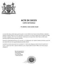 acte de décès